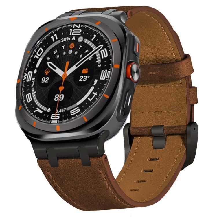 クレイジーホースレザーウォッチバンド Samsung Galaxy Watch8 / Watch8 Classic対応