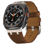 クレイジーホースレザーウォッチバンド Samsung Galaxy Watch8 / Watch8 Classic対応