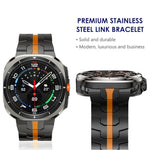 蝶バックル チタン合金時計バンド Samsung Galaxy Watch8 / Watch8 Classic用