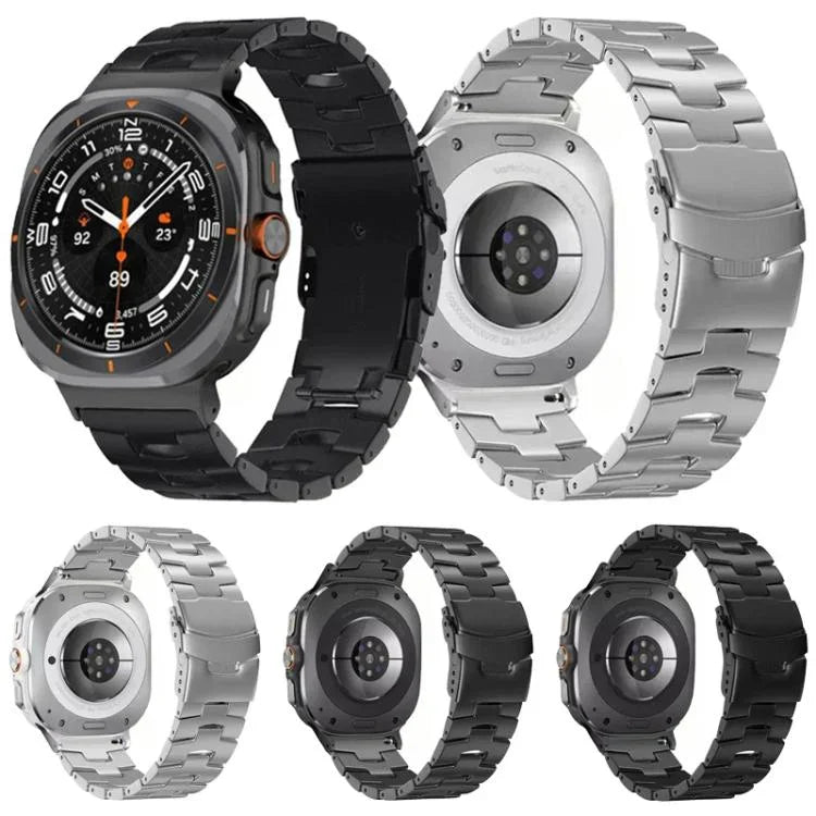 セーフティバックル チタン合金ウォッチバンド Samsung Galaxy Watch8 / Watch8 Classic対応