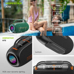 HOPESTAR H70 80W アウトドアポータブル IPX5防水Bluetoothスピーカー H70