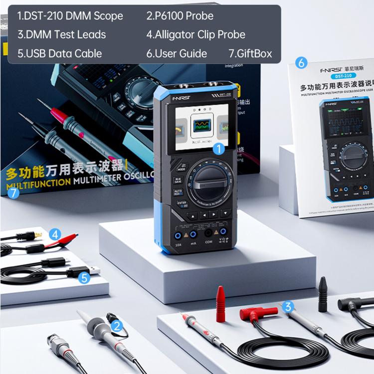 FNIRSI DST201 3-in-1 デジタルマルチメーター オシロスコープ