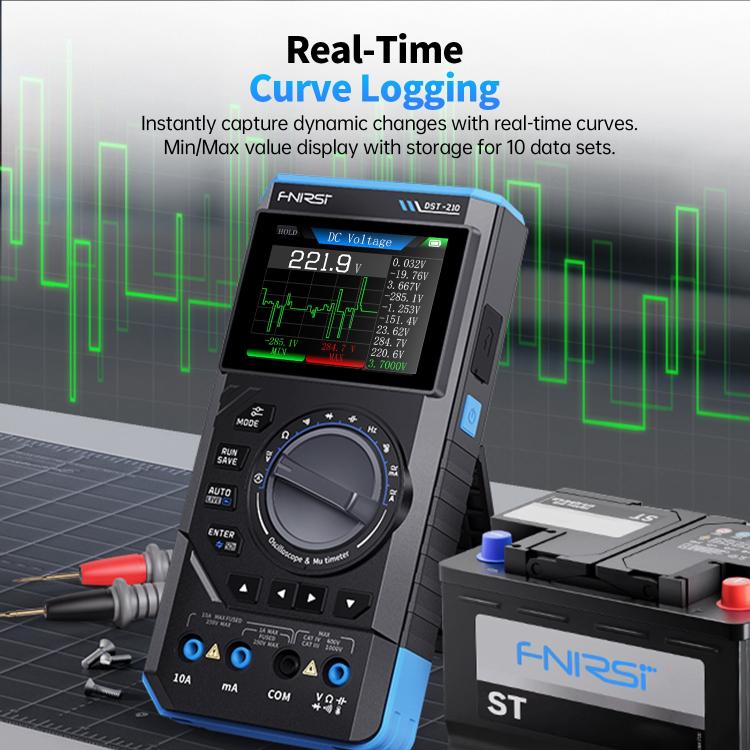 FNIRSI DST201 3-in-1 デジタルマルチメーター オシロスコープ