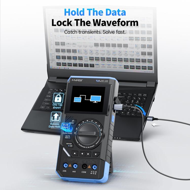FNIRSI DST201 3-in-1 デジタルマルチメーター オシロスコープ