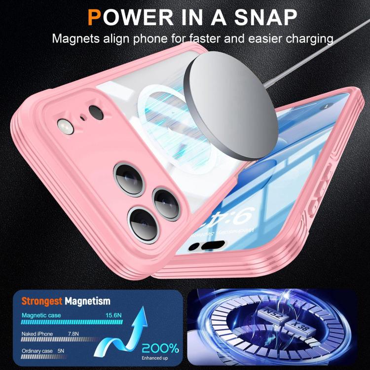 Life 防水 MagSafe 磁気頑丈電話ケース、iPhone 17 Pro Max 用、iPhone 17 Pro 用