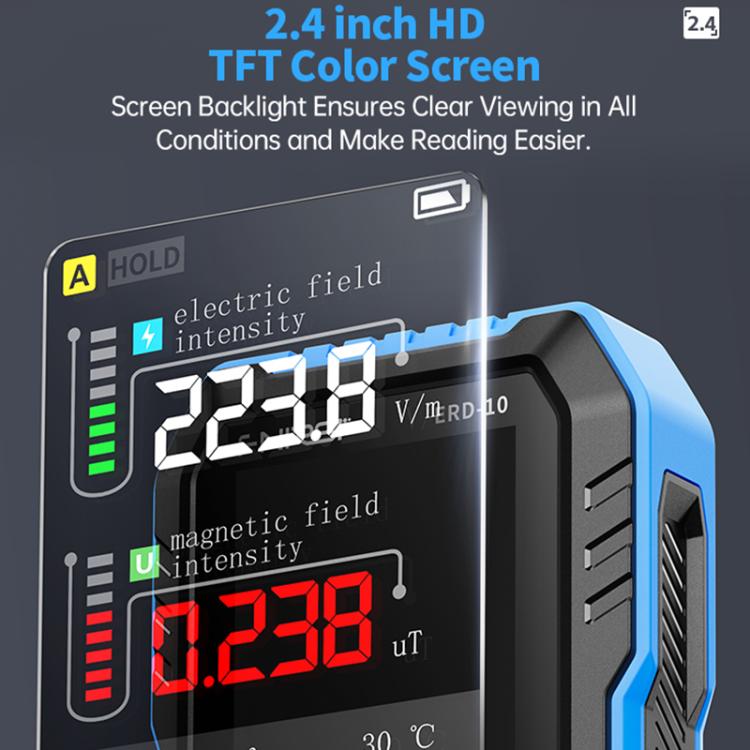 FNIRSI ERD-10 3-in-1 電磁放射線検出器、FNIRSI ERD-10