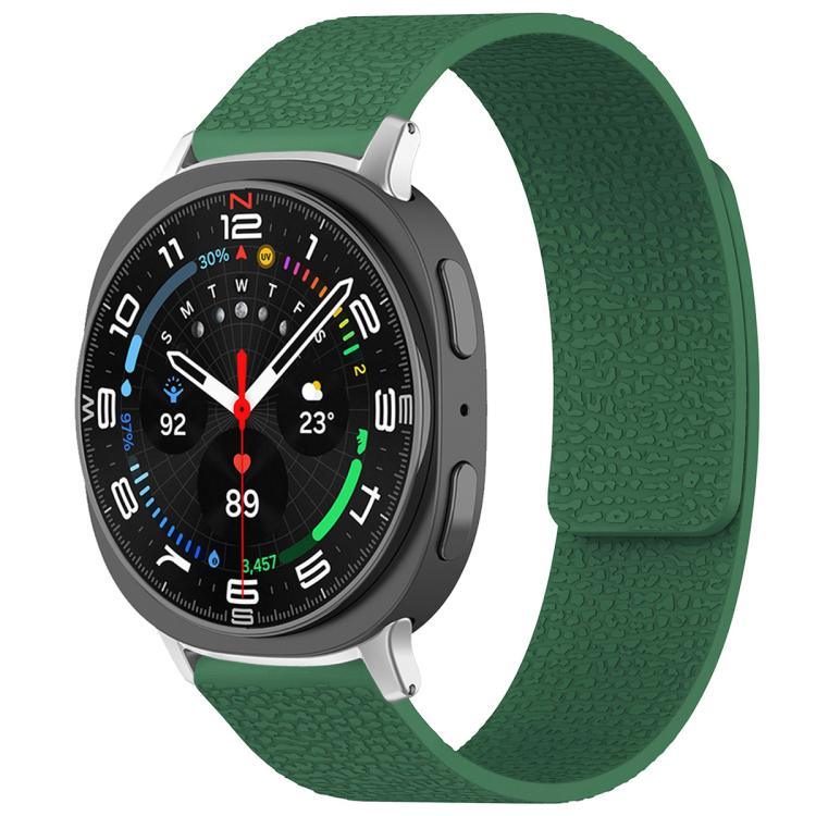 xDfind ライチテクスチャーマグネットシリコンウォッチバンド Samsung Galaxy Watch Ultra/Ultra 2025、Samsung Galaxy Watch8 / 8 Classic、Samsung Galaxy Watch 7 / 6 / 5 / FE、Samsung Galaxy Fit3 SM-R390対応