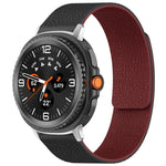 xDfind ライチテクスチャーマグネットシリコンウォッチバンド Samsung Galaxy Watch Ultra/Ultra 2025、Samsung Galaxy Watch8 / 8 Classic、Samsung Galaxy Watch 7 / 6 / 5 / FE、Samsung Galaxy Fit3 SM-R390対応