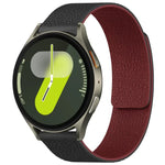 xDfind ライチテクスチャーマグネットシリコンウォッチバンド Samsung Galaxy Watch Ultra/Ultra 2025、Samsung Galaxy Watch8 / 8 Classic、Samsung Galaxy Watch 7 / 6 / 5 / FE、Samsung Galaxy Fit3 SM-R390対応