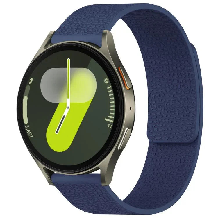 xDfind ライチテクスチャーマグネットシリコンウォッチバンド Samsung Galaxy Watch Ultra/Ultra 2025、Samsung Galaxy Watch8 / 8 Classic、Samsung Galaxy Watch 7 / 6 / 5 / FE、Samsung Galaxy Fit3 SM-R390対応