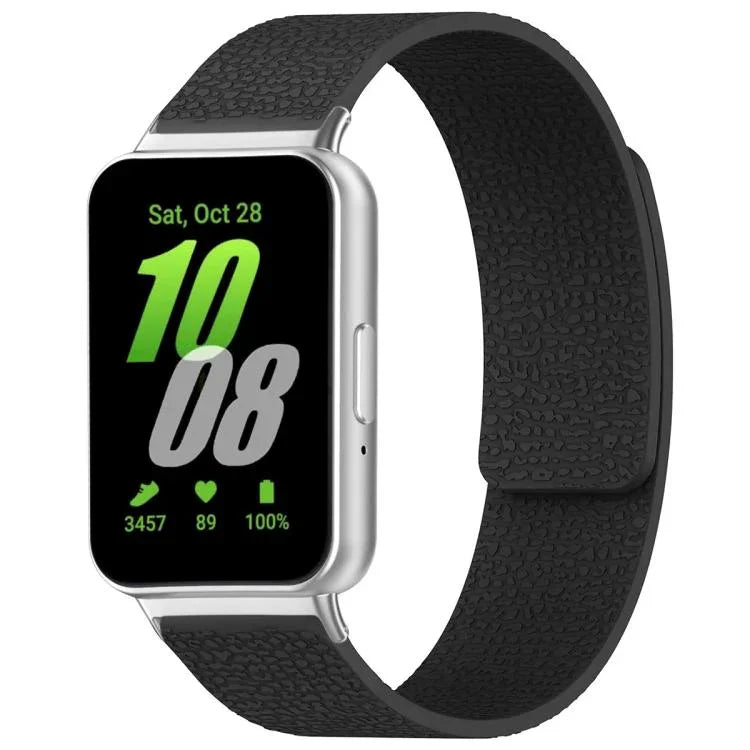 xDfind ライチテクスチャーマグネットシリコンウォッチバンド Samsung Galaxy Watch Ultra/Ultra 2025、Samsung Galaxy Watch8 / 8 Classic、Samsung Galaxy Watch 7 / 6 / 5 / FE、Samsung Galaxy Fit3 SM-R390対応