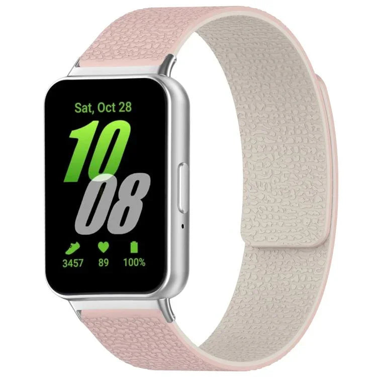 xDfind ライチテクスチャーマグネットシリコンウォッチバンド Samsung Galaxy Watch Ultra/Ultra 2025、Samsung Galaxy Watch8 / 8 Classic、Samsung Galaxy Watch 7 / 6 / 5 / FE、Samsung Galaxy Fit3 SM-R390対応
