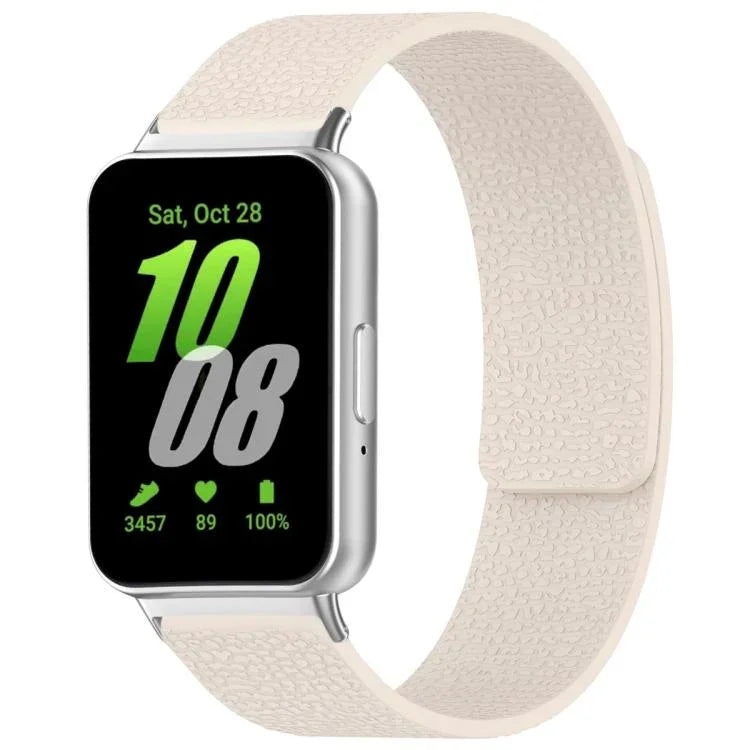 xDfind ライチテクスチャーマグネットシリコンウォッチバンド Samsung Galaxy Watch Ultra/Ultra 2025、Samsung Galaxy Watch8 / 8 Classic、Samsung Galaxy Watch 7 / 6 / 5 / FE、Samsung Galaxy Fit3 SM-R390対応