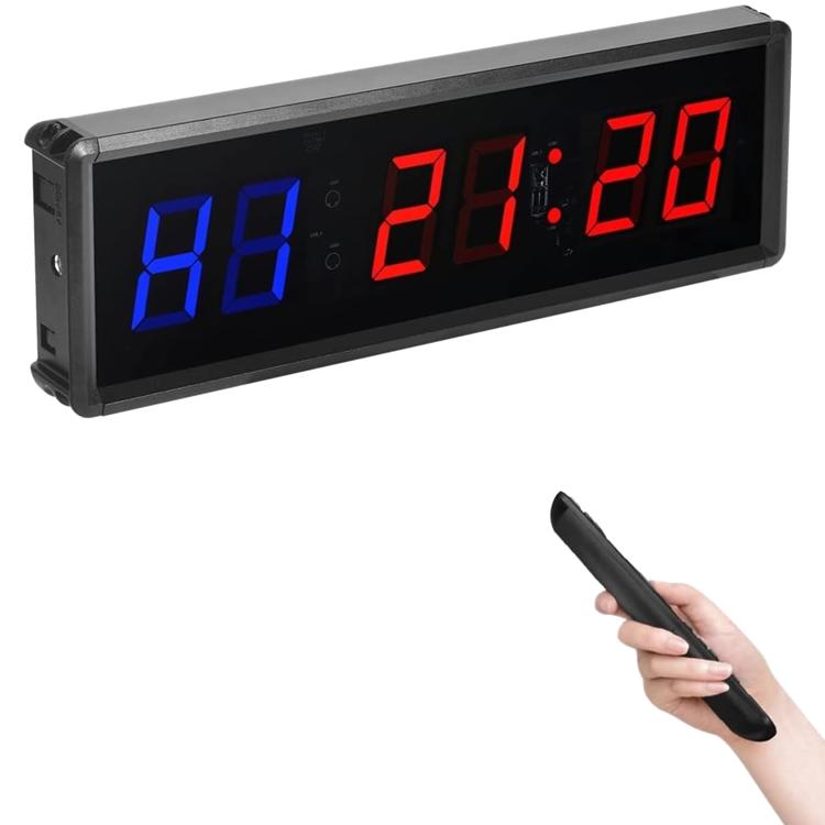 KYX--0015 1.5インチ6桁サイクル間隔フィットネス多機能タイマー、AUプラグ、USプラグ、EUプラグ、UKプラグ