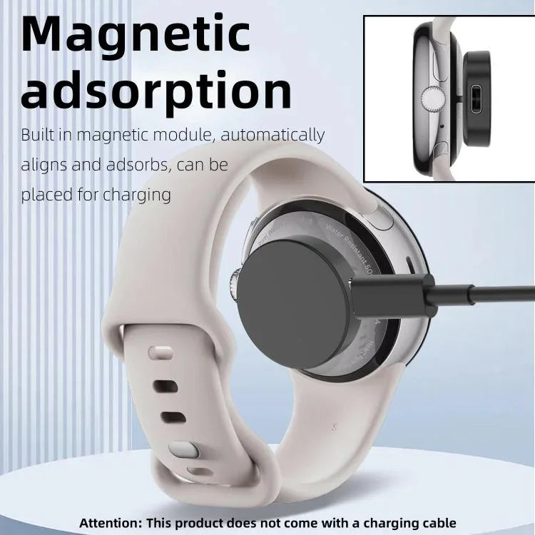 xDfind ポータブル スマートウォッチ Type-C / USB-C ポート 充電アダプター、Google Pixel Watch 3 / Watch 2用