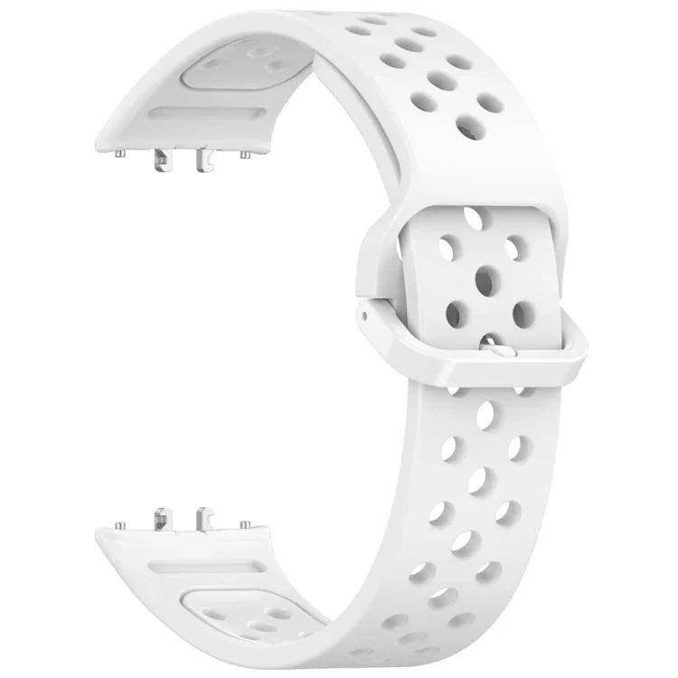xDfind カラフルバックル 単色 通気性シリコンウォッチバンド、Samsung Galaxy Fit3用