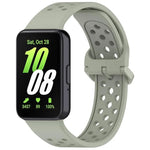 xDfind カラフルバックル 単色 通気性シリコンウォッチバンド、Samsung Galaxy Fit3用