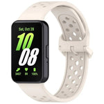 xDfind カラフルバックル 単色 通気性シリコンウォッチバンド、Samsung Galaxy Fit3用