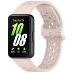 xDfind カラフルバックル 単色 通気性シリコンウォッチバンド、Samsung Galaxy Fit3用