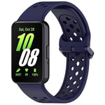 xDfind カラフルバックル 単色 通気性シリコンウォッチバンド、Samsung Galaxy Fit3用