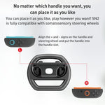 Nintendo Switch 2用 Joy-Con 1ペア iPlay HBS-2813 コントローラー レーシングシンプルステアリングホイール