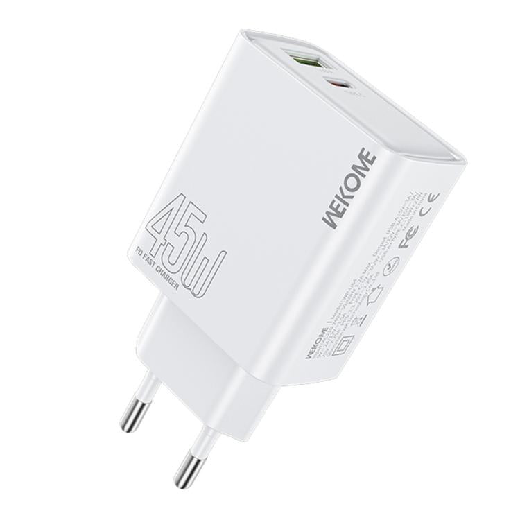 WK WP-U64 45W Kinkongフラッシュチャージ USB+Type-Cポート急速充電器、EUプラグ、UKプラグ、USプラグ