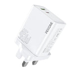 WK WP-U64 45W Kinkongフラッシュチャージ USB+Type-Cポート急速充電器、EUプラグ、UKプラグ、USプラグ