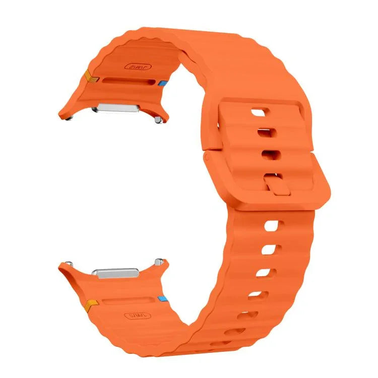 xDfind ウェーブステッチ シリコンウォッチバンド、Samsung Galaxy Watch Ultra 47mm / Ultra 2025用
