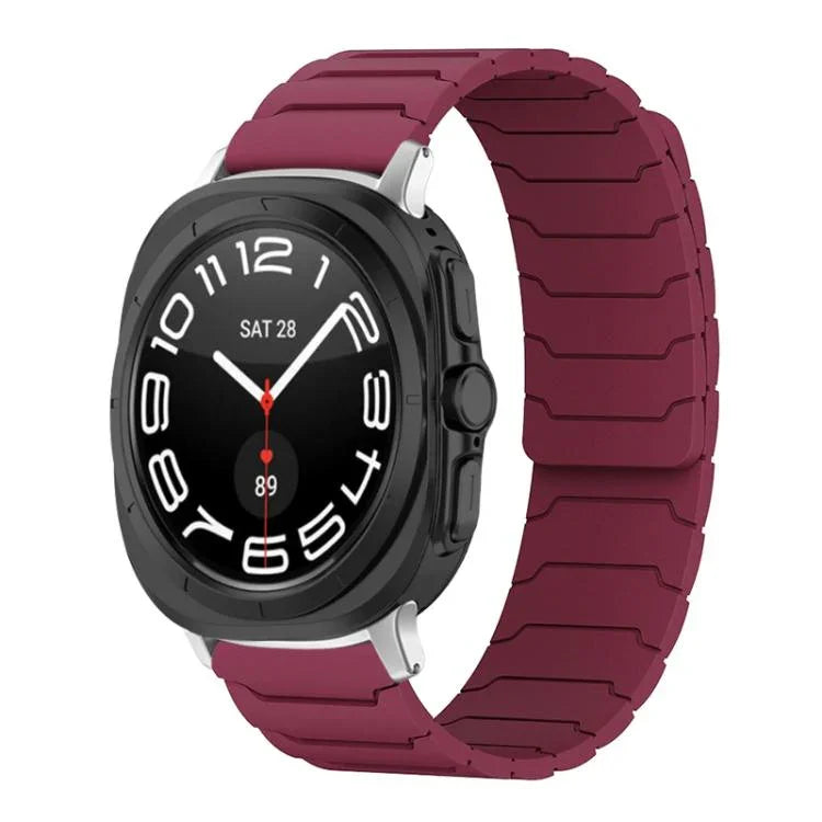 xDfind マグネティックシリコンウォッチバンド、Samsung Galaxy Watch Ultra / Ultra 2025用、Samsung Galaxy Watch8 / 8 Classic用、Samsung Galaxy Watch 7 / 6 / 5 / FE用