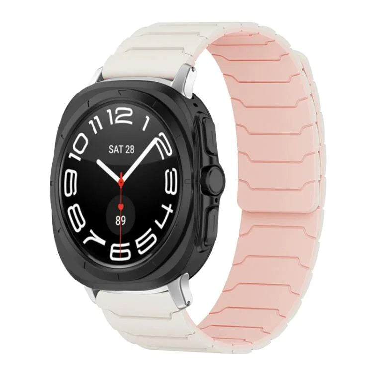 xDfind マグネティックシリコンウォッチバンド、Samsung Galaxy Watch Ultra / Ultra 2025用、Samsung Galaxy Watch8 / 8 Classic用、Samsung Galaxy Watch 7 / 6 / 5 / FE用