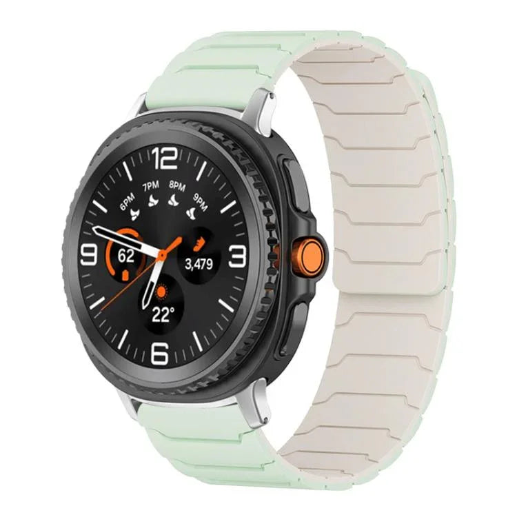 xDfind マグネティックシリコンウォッチバンド、Samsung Galaxy Watch Ultra / Ultra 2025用、Samsung Galaxy Watch8 / 8 Classic用、Samsung Galaxy Watch 7 / 6 / 5 / FE用