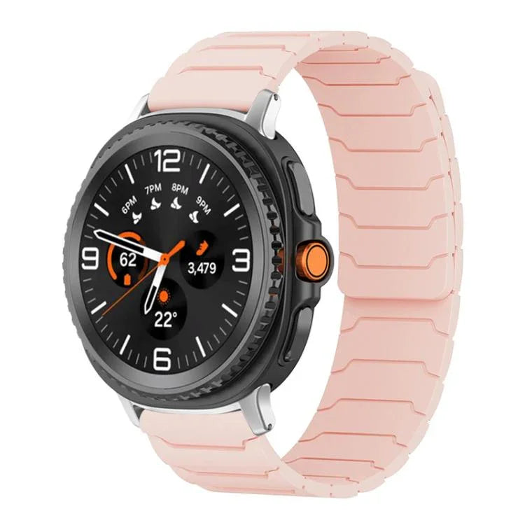 xDfind マグネティックシリコンウォッチバンド、Samsung Galaxy Watch Ultra / Ultra 2025用、Samsung Galaxy Watch8 / 8 Classic用、Samsung Galaxy Watch 7 / 6 / 5 / FE用