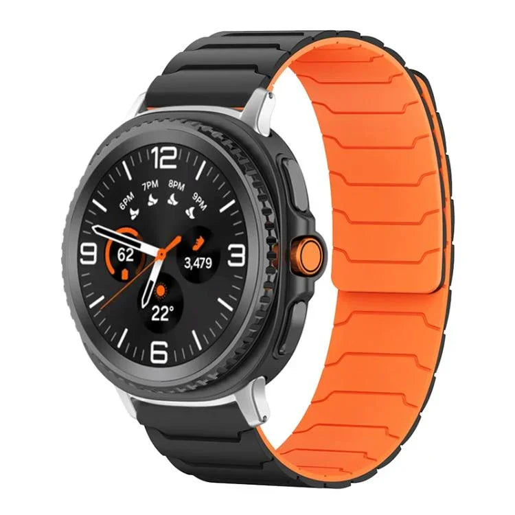 xDfind マグネティックシリコンウォッチバンド、Samsung Galaxy Watch Ultra / Ultra 2025用、Samsung Galaxy Watch8 / 8 Classic用、Samsung Galaxy Watch 7 / 6 / 5 / FE用