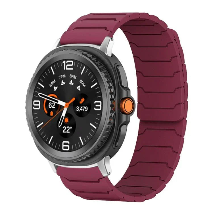 xDfind マグネティックシリコンウォッチバンド、Samsung Galaxy Watch Ultra / Ultra 2025用、Samsung Galaxy Watch8 / 8 Classic用、Samsung Galaxy Watch 7 / 6 / 5 / FE用