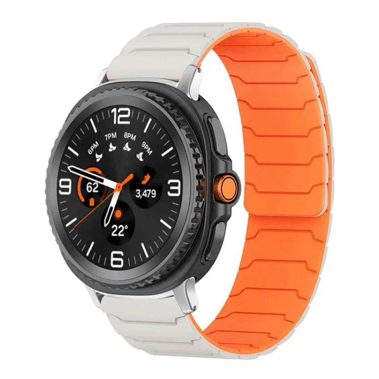 xDfind マグネティックシリコンウォッチバンド、Samsung Galaxy Watch Ultra / Ultra 2025用、Samsung Galaxy Watch8 / 8 Classic用、Samsung Galaxy Watch 7 / 6 / 5 / FE用