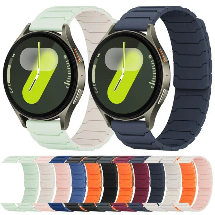 xDfind マグネティックシリコンウォッチバンド、Samsung Galaxy Watch Ultra / Ultra 2025用、Samsung Galaxy Watch8 / 8 Classic用、Samsung Galaxy Watch 7 / 6 / 5 / FE用
