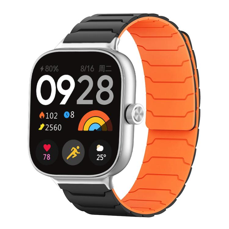 xDfind Magnetic Silicone Watch Band, For Xiaomi Band 10 Pro/9 Pro/Redmi Watch 6/5/4, For Redmi Watch 3 Active / Watch 3 Lite, For Redmi Watch 3