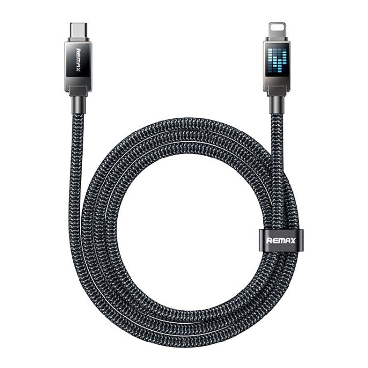 REMAX CB09 PD30W Type-C から 8ピン マーキー編組高速充電データケーブル、長さ: 1.2m、Type-C から 8ピン