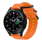 xDfind Ring Buckle Nylon Canvas Watch Band, For Samsung Galaxy Watch Ultra / Ultra 2025, For Samsung Galaxy Watch8 / 8 Classic, For Samsung Galaxy Watch 7 / 6 / 5 / FE, For Samsung Galaxy Fit3 SM-R390