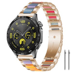 xDfind Three Beads Metal Resin Watch Band, 14mm, 18mm, 20mm, 22mm