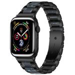 xDfind 三連ビーズメタルレジンウォッチバンド、Apple Watch 42 / 44 / 45 / 46 / 49mm用、Apple Watch 38 / 40 / 41 / S10 42mm用