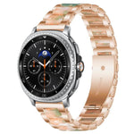 xDfind Three Beads Metal Resin Watch Band, For Samsung Galaxy Watch Ultra/Ultra 2025, For Samsung Galaxy Watch8 / 8 Classic, For Samsung Galaxy Watch 7 / 6 / 5 / FE