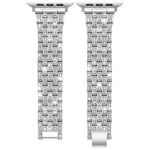 xDfind 五連ビーズフルダイヤモンドメタルウォッチバンド、Apple Watch 42 / 44 / 45 / 46 / 49mm用、Apple Watch 38 / 40 / 41 / S10 42mm用