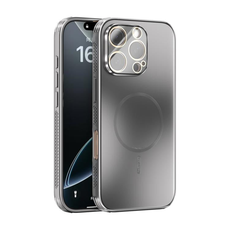ABEEL 放熱すりガラス調 MagSafe 電話ケース レンズフィルム付き、iPhone 17e / 16e 用、iPhone 17 Pro Max 用、iPhone 17 Pro 用、iPhone 17 用、iPhone Air 用、iPhone 16 Pro Max 用、iPhone 16 Pro 用、iPhone 16 Plus 用