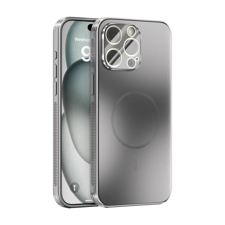 ABEEL 放熱すりガラス調 MagSafe 電話ケース レンズフィルム付き、iPhone 14 Pro Max 用、iPhone 13 Pro Max 用、iPhone 13 Pro 用、iPhone 13 用