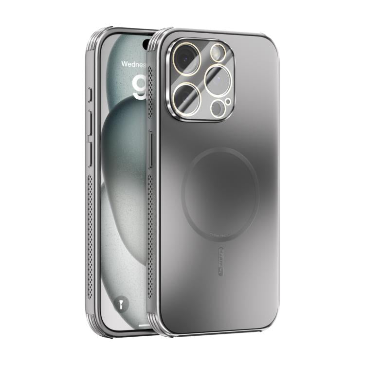 ABEEL 放熱すりガラス調 MagSafe 電話ケース レンズフィルム付き、iPhone 14 Pro Max 用、iPhone 13 Pro Max 用、iPhone 13 Pro 用、iPhone 13 用