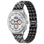 xDfind ファイブビーズ フルダイヤモンド メタルウォッチバンド、Samsung Galaxy Watch Ultra/Ultra 2025用、Samsung Galaxy Watch8 / 8 Classic用
