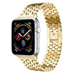 xDfind 魚の鱗テクスチャーメタルウォッチバンド、Apple Watch 42 / 44 / 45 / 46 / 49mm用、Apple Watch 38 / 40 / 41 / S11 42mm用