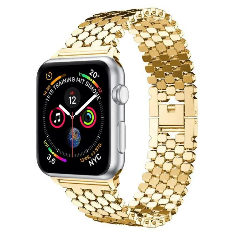 xDfind 魚の鱗テクスチャーメタルウォッチバンド、Apple Watch 42 / 44 / 45 / 46 / 49mm用、Apple Watch 38 / 40 / 41 / S11 42mm用
