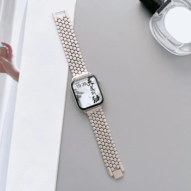 xDfind 魚の鱗テクスチャーメタルウォッチバンド、Apple Watch 42 / 44 / 45 / 46 / 49mm用、Apple Watch 38 / 40 / 41 / S11 42mm用